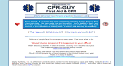 Desktop Screenshot of cpr-guy.com