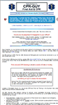 Mobile Screenshot of cpr-guy.net